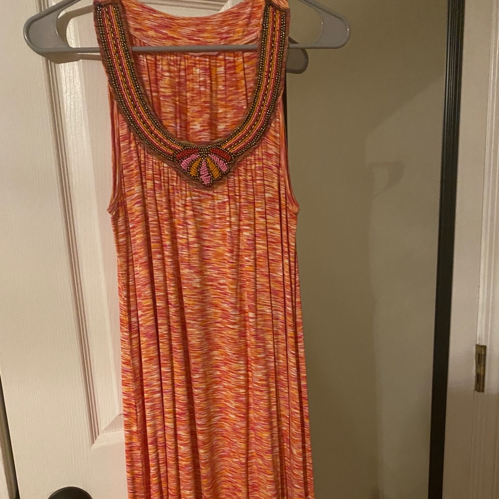 Embellished sleeveless dress